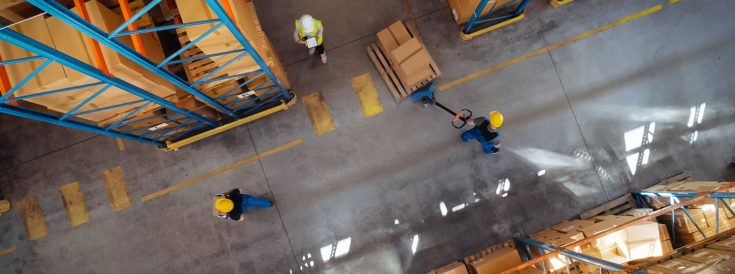 bird-view-of-warehouse-with-workers